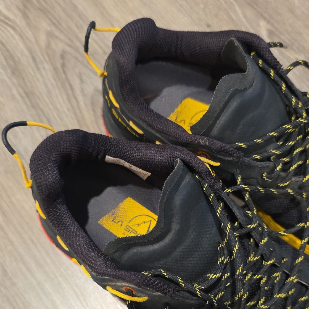 La Sportiva Black and Yellow Athletic Shoes - Picture 6 of 6